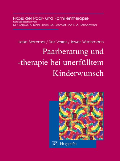 Title details for Paarberatung und -therapie bei unerfülltem Kinderwunsch by Heike Stammer - Wait list